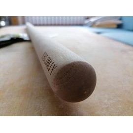 XBLDMJY Extra Long Pasta Rolling Pin,Dough Roller ，Professional Rolling Pins for Baking， Tortilla ，Baklava, Pizza,Noodles。(35.03×1.38inch/89×3.5cm)