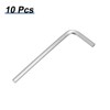 HARFINGTON 10pcs Hex Key Wrench 7/64" 45# Carbon Steel L-Shape