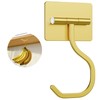bussdis Banana Hook Under Cabinet - Adhesive Banana Hanger Under