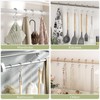 Amazer Shower Curtain Hooks Rings, Rust-Resistant Stainless Steel Double Shower