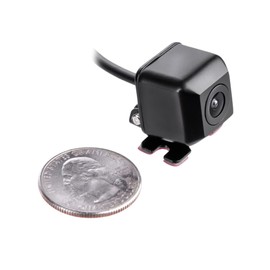 World's Smallest Universal Metal Car Rearview Backup Camera. 170° High Resolution Waterproof Mini Metal Backup Camera