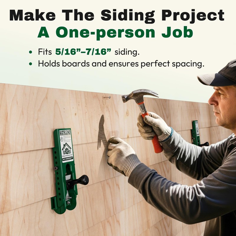 Pro Siding Installation Tools, Siding Gauge Tools, Adjustable Reveal, Heavy-Duty