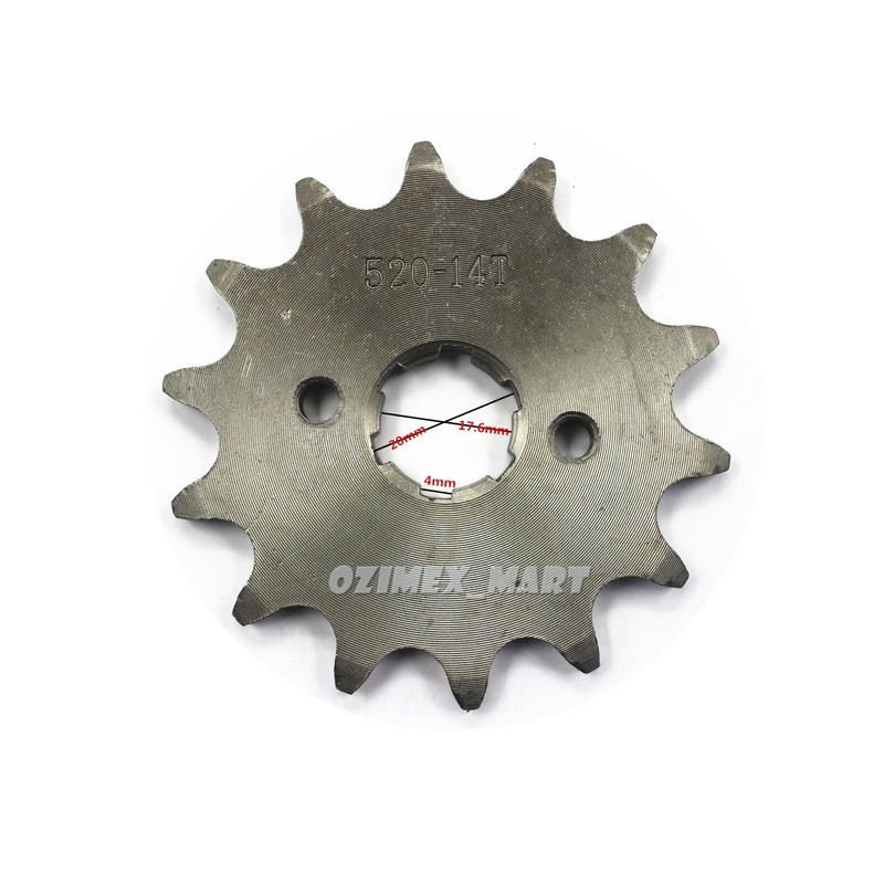TDR 14T 520 Chain Front Engine Sprocket Cog 14 Teeth