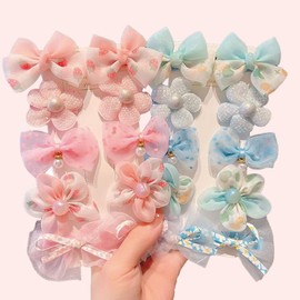 Ewanda store 50 Pcs Baby Girls Hair Clips,Children's Bow Hair Clips,Baby Flower Clip,Girls Hairpins Barrettes Hair Accessories