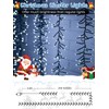 25FT 500 LED Christmas Cluster Lights, Firecracker String Lights with