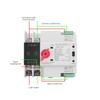 Eujgoov Automatic Transfer Switch ATS 2P Dual Power Transfer Switch