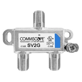 Commscope SV2G HomeConnect 2-Way Coaxial Cable Splitter 5-1002 MHz CATV 120 dB 75 ohm IndoorOutdoor