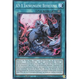 K9-X Forced Liberation JUSH-DE039 Super Rare German Boosterfrisch 1st Edition - Justice Hunters - with ReCollectibles Shipping Protection - for Yu-Gi-Oh!