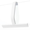 dancemoon JustHang Shower Squeegee for Glass Doors, All-One-Piece Silicone with