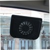 ULTECHNOVO 2pcs Solar Car Exhaust Fan Compact Solar Ventilation Cooler