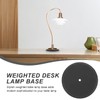 Desk Lamp Cast Iron Loader:Table Lamp Base Round Weight Loader