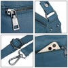 YALUXE Genuine Leather Shoulder Bag Medium Size Handbag Purse Multi