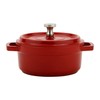 G.E.T. CA-002-RW/CC Heiss® Energy-Efficient Cast Aluminum Mini Dutch Oven with