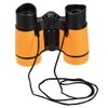sourcing map Binoculars 4X30 Compact Foldable Binoculars Shock Proof Orange
