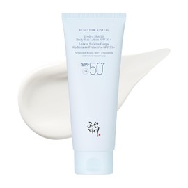 Beauty of Joseon Hydra Shield Body Sun Lotion SPF 50+ Fermented Brown Rice™ and Ceramide | Daily Korean Skincare and Hydrating Sunscreen, Lightweight, Non-Sticky for Body 150mL