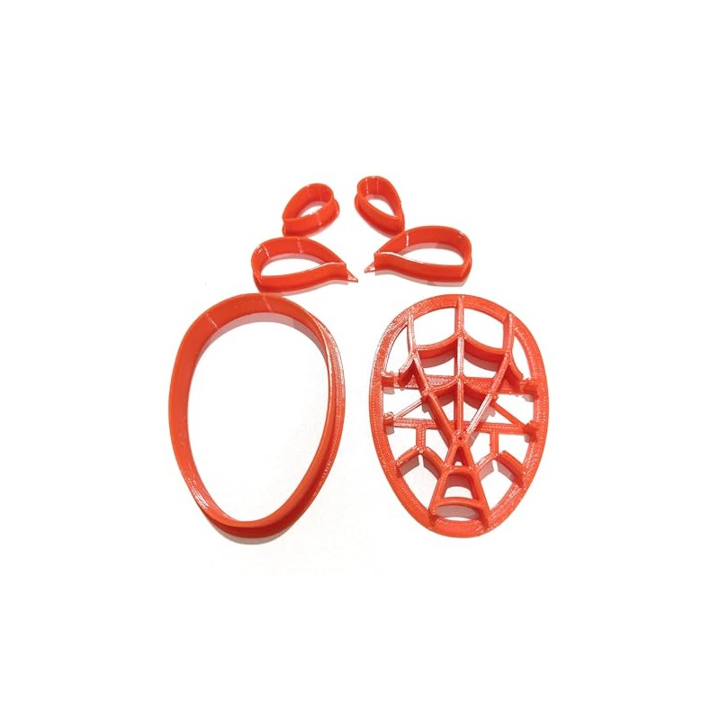 T3D Cutters Superhero Kit 6pcs Cookie Cutter, Suitable for Cakes