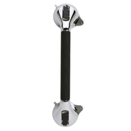 DMI Suction Cub Grab Bars for Bathroom, Tub and Shower - Chrome 16 Inch