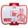 Meat Red Flexible Cutting Board and Counter Protector - Lightweight,