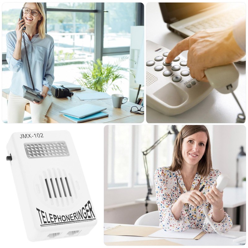 OSALADI Telephone Amplifier Ring Chime The Call Phone Ring Amplifier