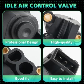 JALIAMTE 35150-22600 Idle Air Control Valve, Idle Valve with Gasket AC493 IAC54 2H1129 Replacement Fit for Dodge Verna Attitude Kia Spectra Sportage Hyundai Elantra Accent Tiburon 1.6L 1.8L 2.0L L4