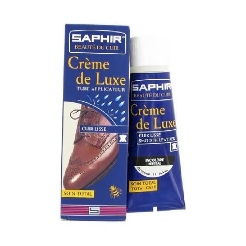 Saphir Creme De Luxe Shoe Cream Applicator Included - -