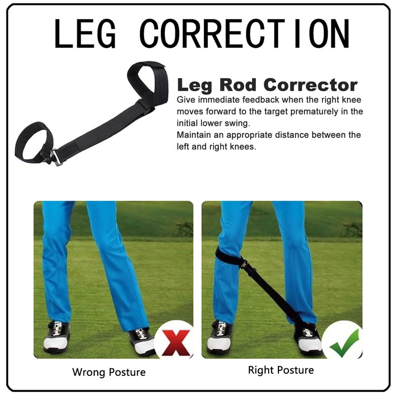 Golf Swing Trainer PVC Neoprene Golf Posture Training Aid for
