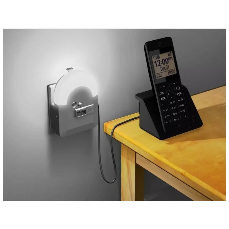 VR3 Phone Jack Powered Emergency Light & Cell Phone Charger