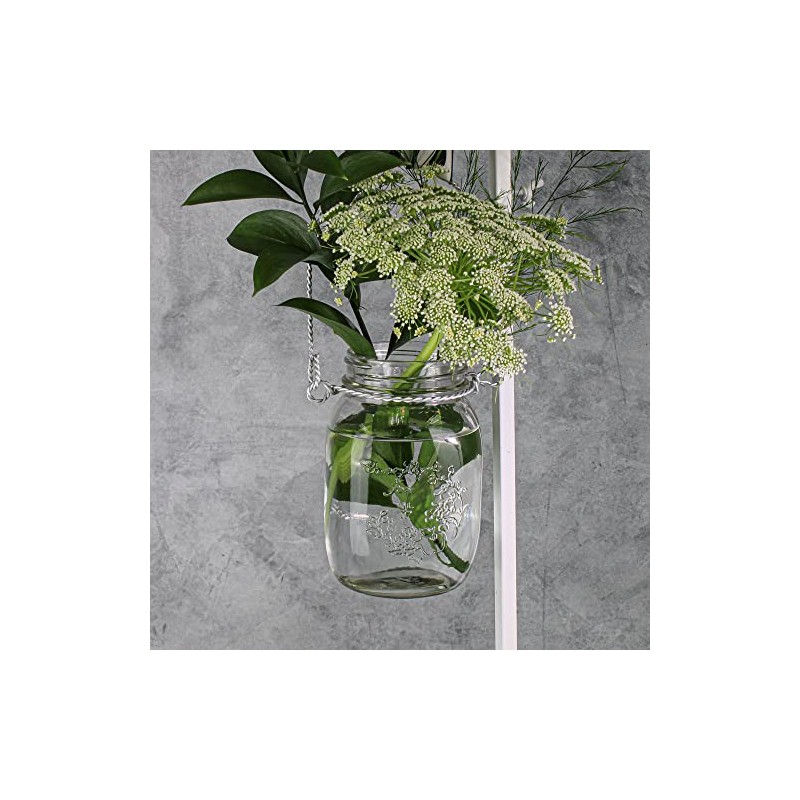 Eastland® Small Mason Jar with Handle Glass Set of 6