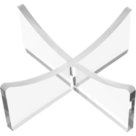 Basketball Stand, 3-Pack Acrylic Ball Stand for Display, Clear Storage Holder for Football Basketball Soccer Volleyball Rugby - Color: Clear; 4.7x2.6 inch, Package Quantity: 2