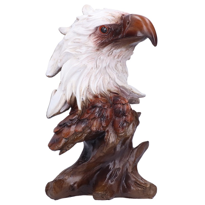 Resin Craftwork Craft Animal Sculptures Decorative Ornament Home Office DecorationEagle