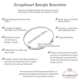 9th BIRTHDAY Bracelet, 9th Birthday Charm Bracelet, 9 Year Old Daughter Birthday Gift Idea, Ninth Birthday Gift, 9 Year Old Birthday Bangle