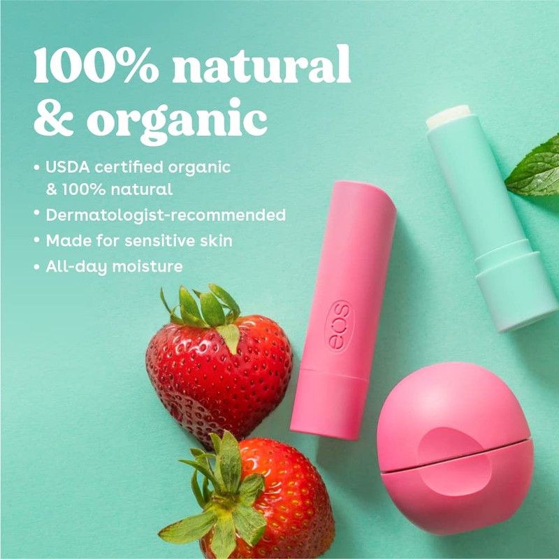 EOS 100% Natural & Organic Lip Balm Stick - Variety
