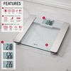 Taylor Digital Glass Body Composition Scale, Bathroom Scale for Weight,