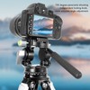 Camera Panoramic Tripod Head Aluminium Alloy with Handle Light Camera