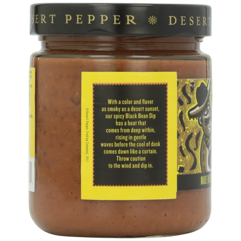 Desert Pepper Trading Company, Spicy Black Bean Dip, 16 oz