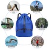 Figarge Gym Bag Black Large Capacity Drawstring Sports Bag Beach
