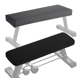 Yuqutum 2 Pcs Weight Bench Covers, Sit-up Bench Cover, Protective Cover for Workout Bench, Sit-up Board, Weight Bench, Protect Fitness Bench from Scratches and Pet Damage