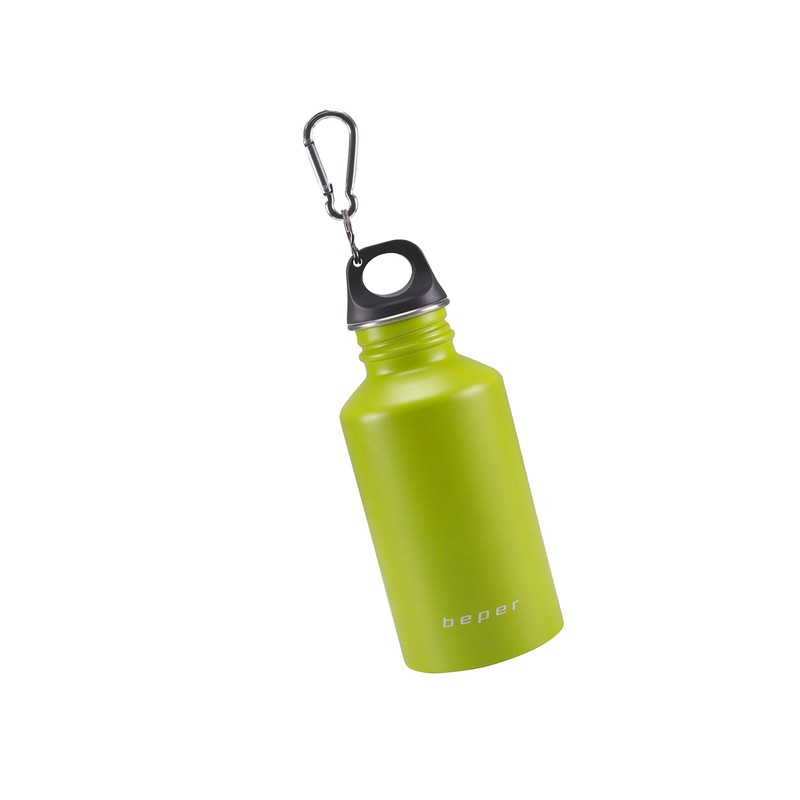 Beper Vacuum Flask with Carabiner Standard Green