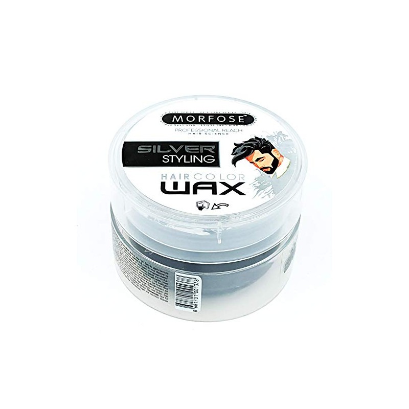 MORFOSE Hair Colour Wax, silver, 100 ml