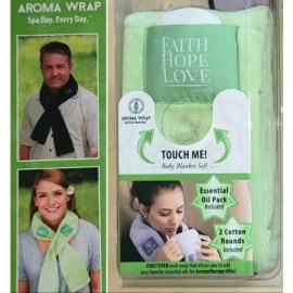 AROMA HERBS SOFT Neck Wrap Microwavable Lavevender Essential Oil Packs Hot Cold