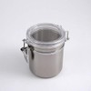Metaltex 185311010 Vorratsdose 1,0L Inox, Silber
