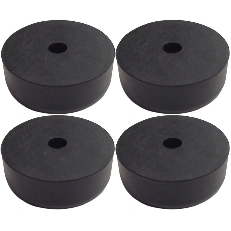 (4 Pack) 2.5" Trailer Ramp Door Bumper, Compatible with Truck