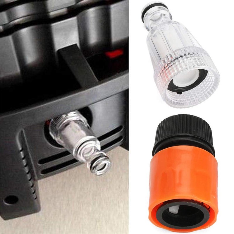 Universal Plastic 3/4 Inch Washer Water Filter Pressure Connection Fitting