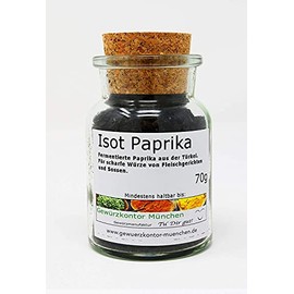 ISOT Pepper, Isot Chili, ISOT Beaver, URFA Beaver, 70 g in Glass Spice Kontor Munich