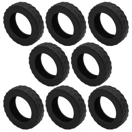 PMTFUMY Set of 8 black trunk wheel covers，Luggage Wheel Protection Cover， Upgraded Carry-On Wheel Covers for Level 8 Travel Suitcases – Anti-Dust, Scratch, and Noise Reduction
