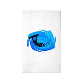 CafePress Kiteboard Area Rug Decorative Area Rug, Fabric Throw Rug
