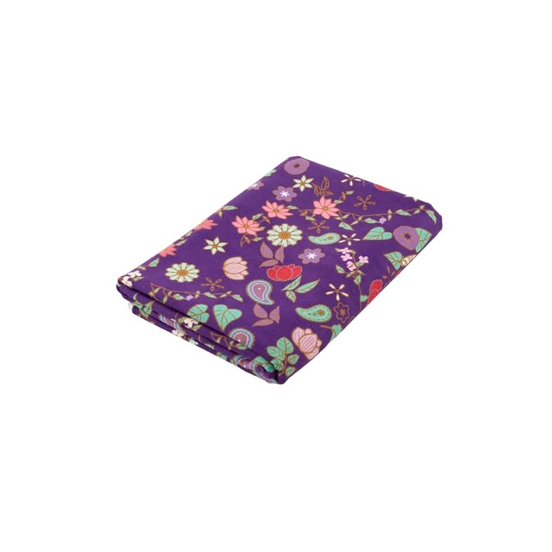 ASK-1AP-ASF-NVY Smooth and Dry Pattern Bath Towel, Asian Flower, 35.4