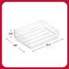 Staples Side Load Stackable Plastic Letter Tray, Clear, 1/Pack (TR62288)