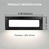 ZONK LED Step Lights 110V-240V Line Voltage, 3W 4000K Non-dimmable