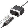 Sanwa Supply CAR-CHR82CPD Car Charger with Socket (USB PD20W, Type-C